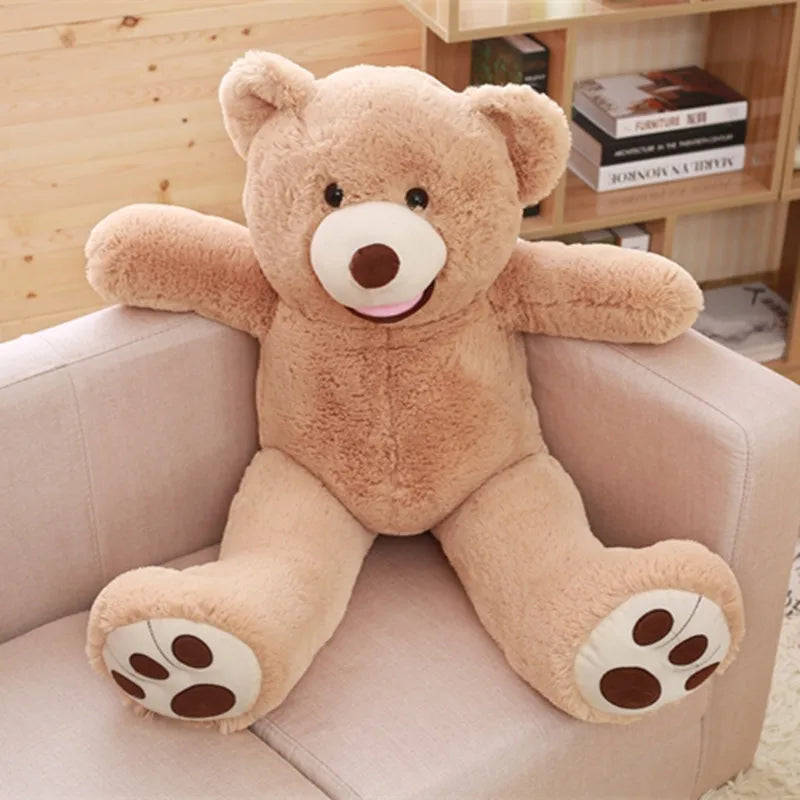 Giant Bear Plush Toy Big Size Teddy Bear Stuffed Animal Valentine Gift for Girls 100cm